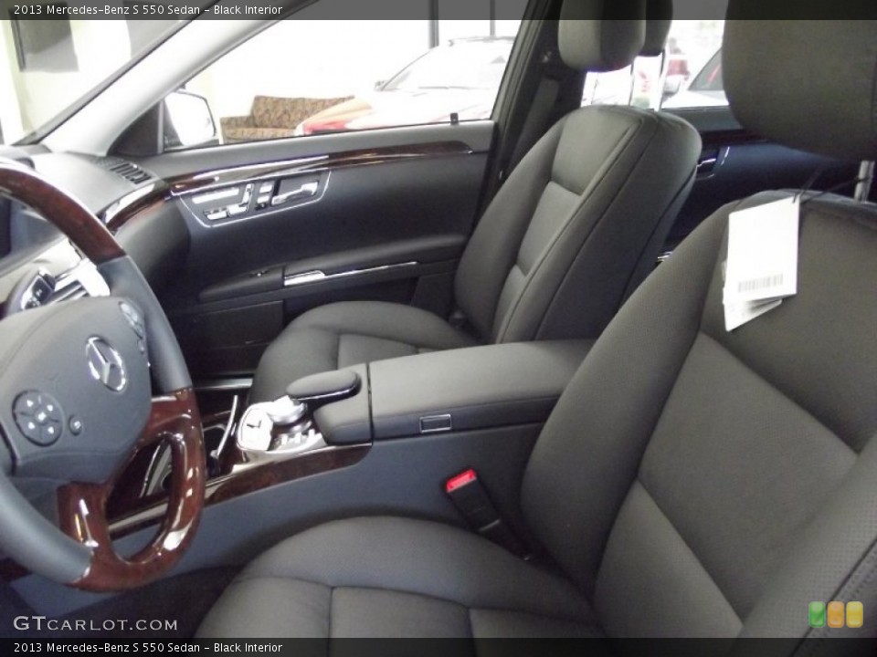 Black Interior Photo for the 2013 Mercedes-Benz S 550 Sedan #69133202