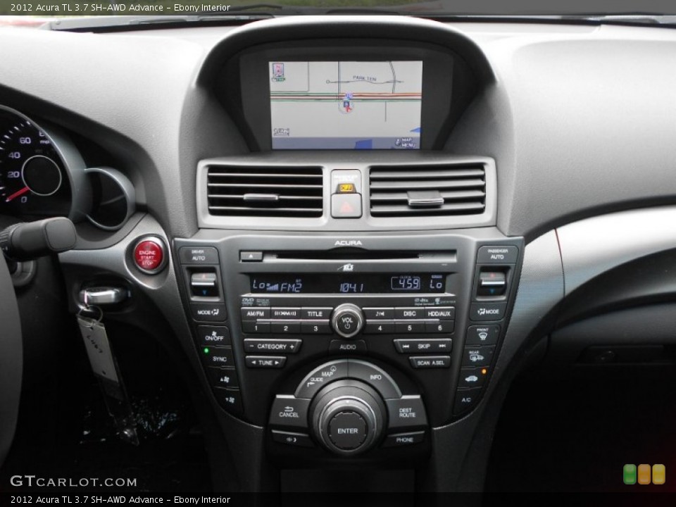 Ebony Interior Controls for the 2012 Acura TL 3.7 SH-AWD Advance #69137204