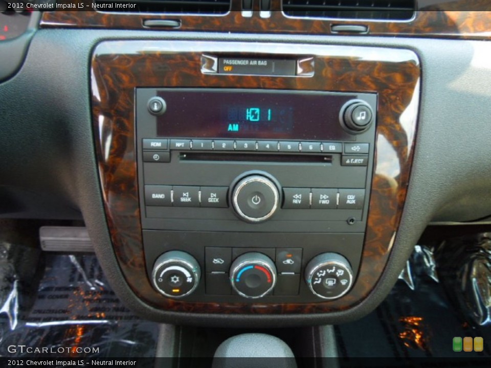 Neutral Interior Controls for the 2012 Chevrolet Impala LS #69137237