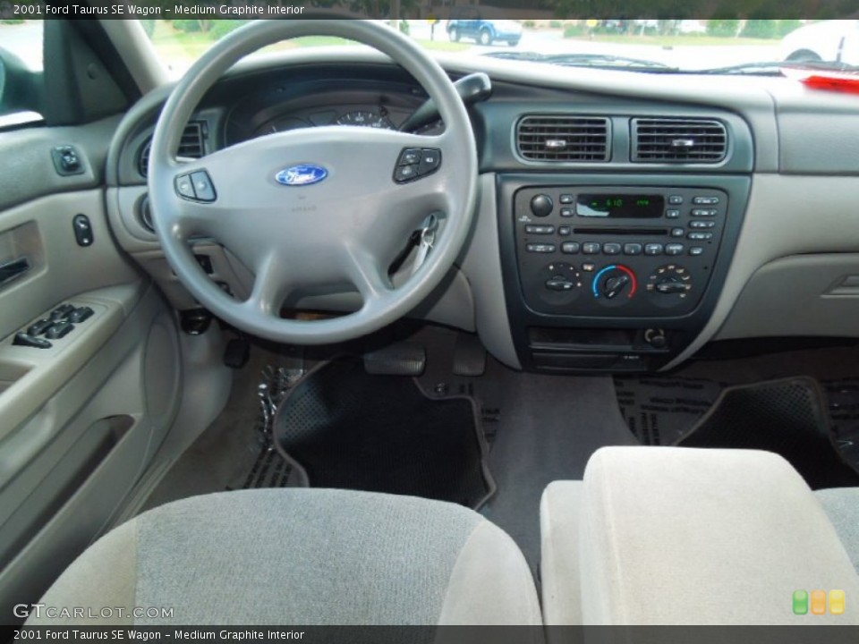 Medium Graphite Interior Dashboard for the 2001 Ford Taurus SE Wagon #69138005