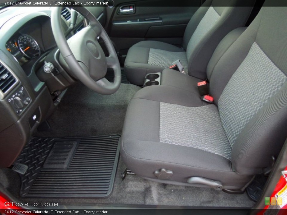 Ebony Interior Photo for the 2012 Chevrolet Colorado LT Extended Cab #69138801