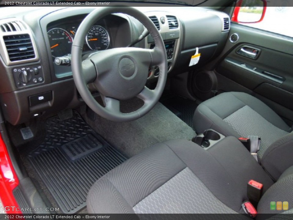 Ebony Interior Prime Interior for the 2012 Chevrolet Colorado LT Extended Cab #69138953