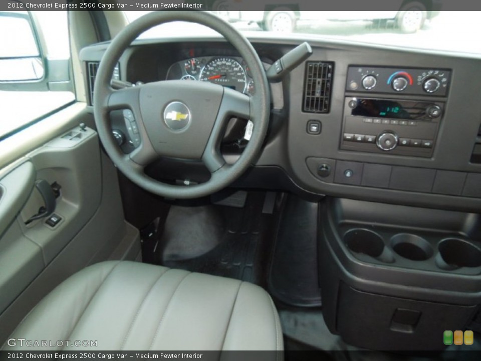 Medium Pewter Interior Dashboard for the 2012 Chevrolet Express 2500 Cargo Van #69139094