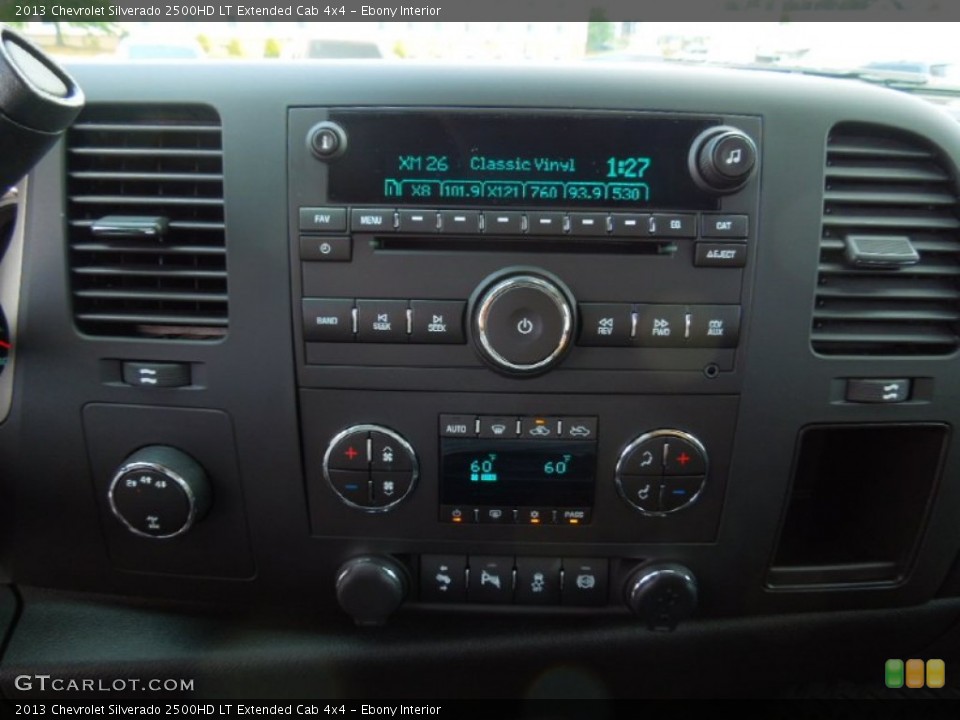 Ebony Interior Controls for the 2013 Chevrolet Silverado 2500HD LT Extended Cab 4x4 #69139283