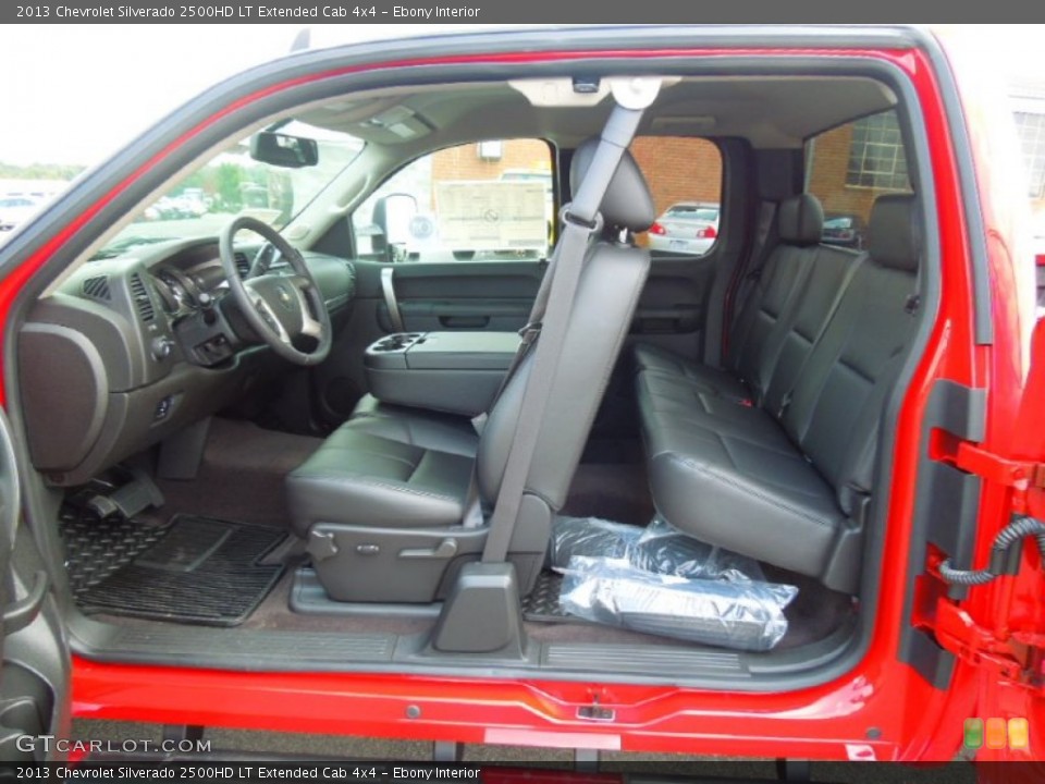 Ebony Interior Photo for the 2013 Chevrolet Silverado 2500HD LT Extended Cab 4x4 #69139310