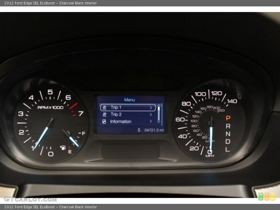 Charcoal Black Interior Gauges for the 2012 Ford Edge SEL EcoBoost #69139526