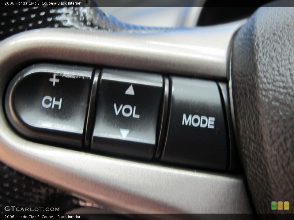 Black Interior Controls for the 2006 Honda Civic Si Coupe #69139831
