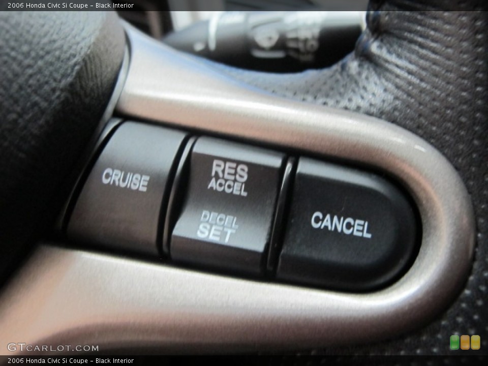 Black Interior Controls for the 2006 Honda Civic Si Coupe #69139838