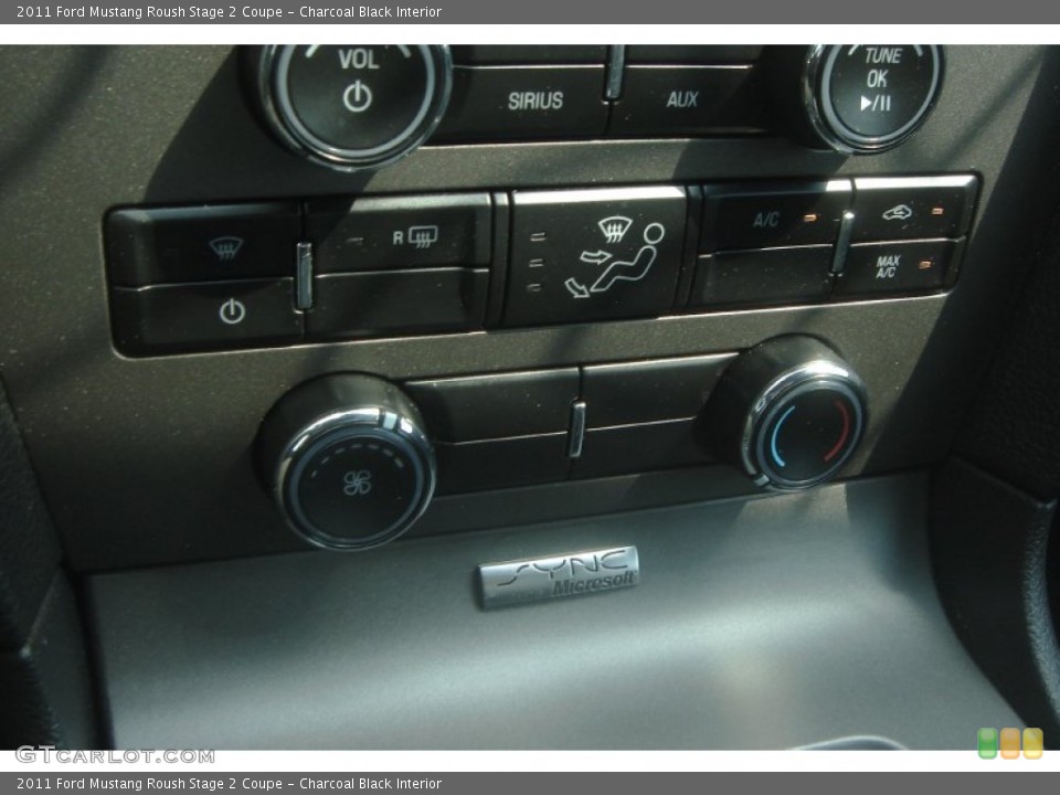 Charcoal Black Interior Controls for the 2011 Ford Mustang Roush Stage 2 Coupe #69140852