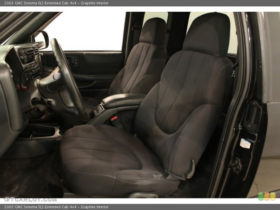 Graphite Interior Front Seat for the 2003 GMC Sonoma SLS Extended Cab 4x4 #69144500