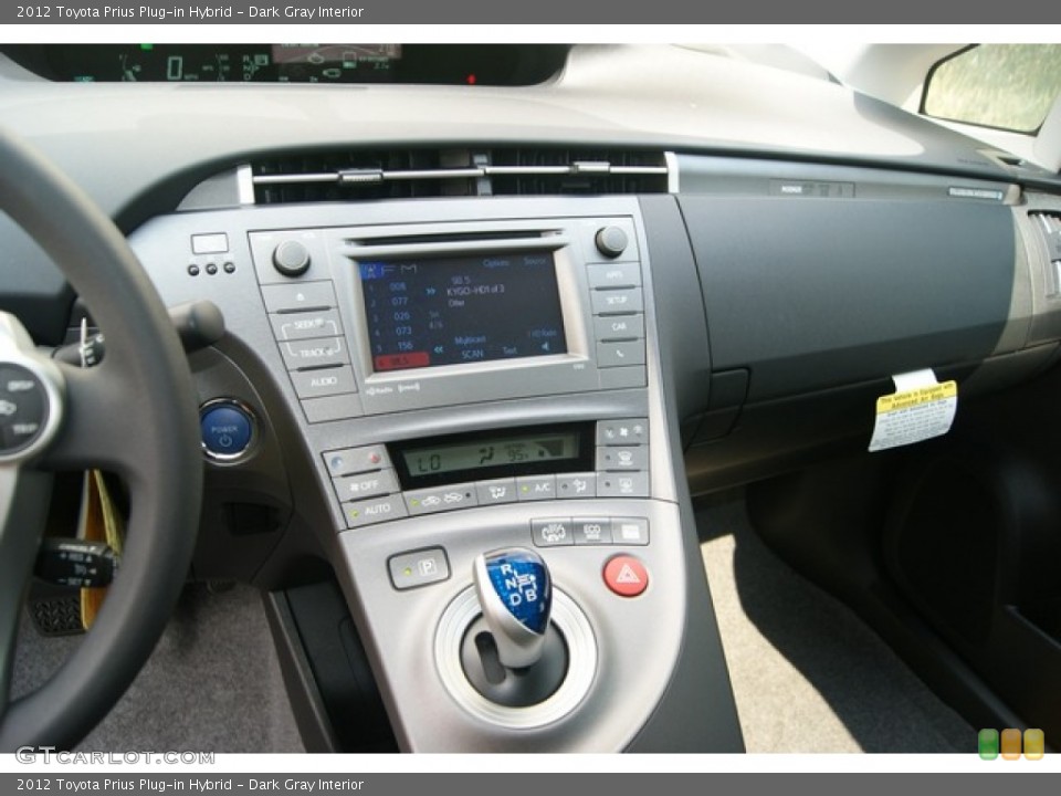 Dark Gray Interior Dashboard for the 2012 Toyota Prius Plug-in Hybrid #69144804