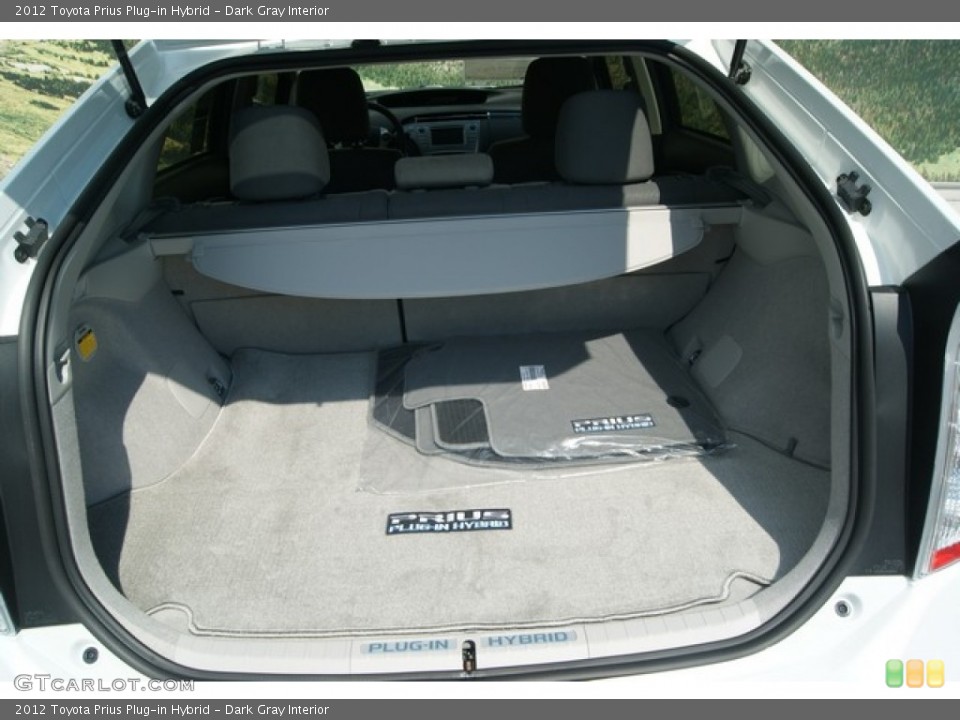 Dark Gray Interior Trunk for the 2012 Toyota Prius Plug-in Hybrid #69144833