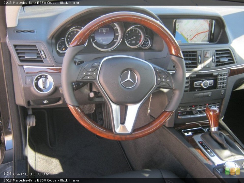 Black Interior Steering Wheel for the 2013 Mercedes-Benz E 350 Coupe #69145019