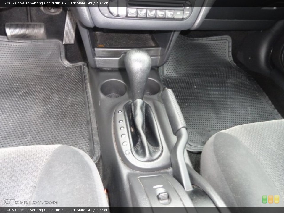 Dark Slate Gray Interior Transmission for the 2006 Chrysler Sebring Convertible #69145684