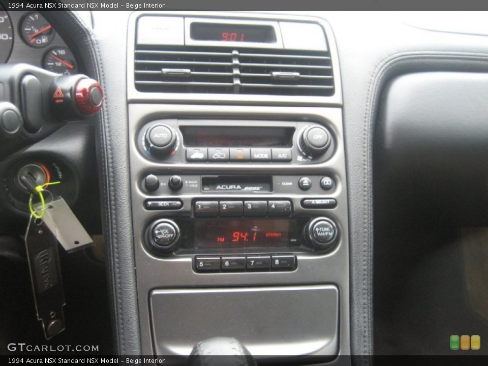 Beige Interior Controls for the 1994 Acura NSX  #69146622