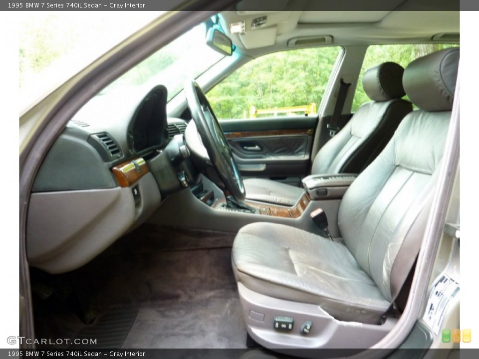 Gray Interior Front Seat for the 1995 BMW 7 Series 740iL Sedan #69151000