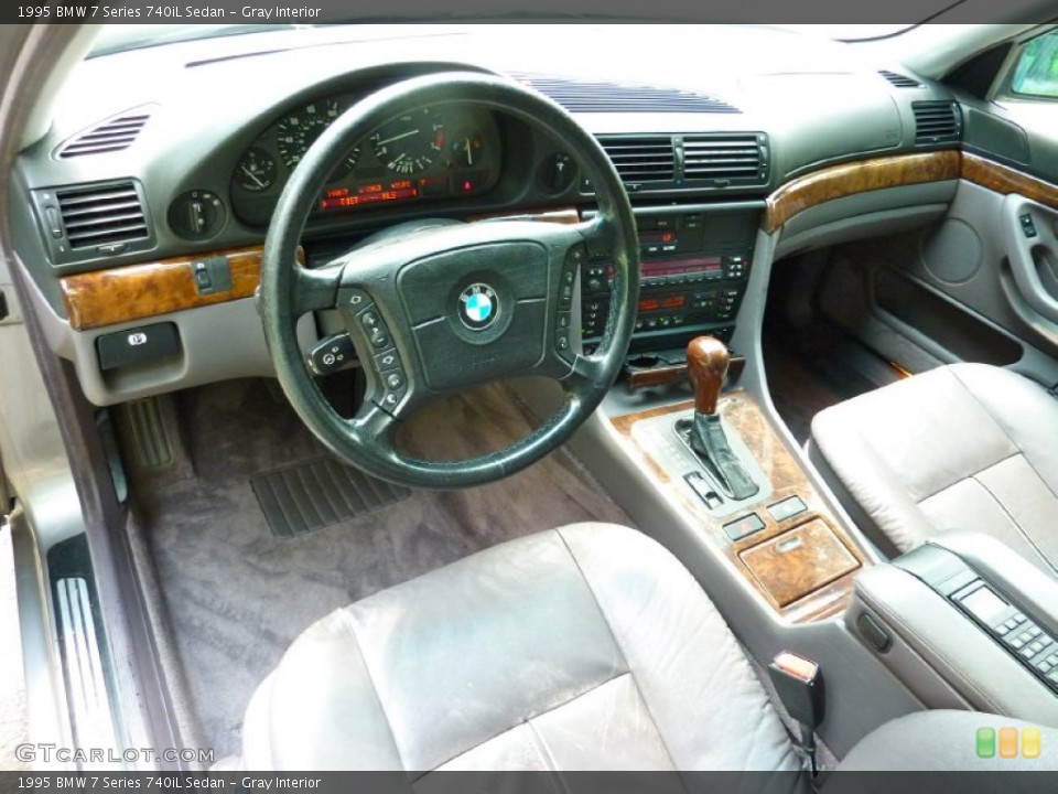 Gray 1995 BMW 7 Series Interiors