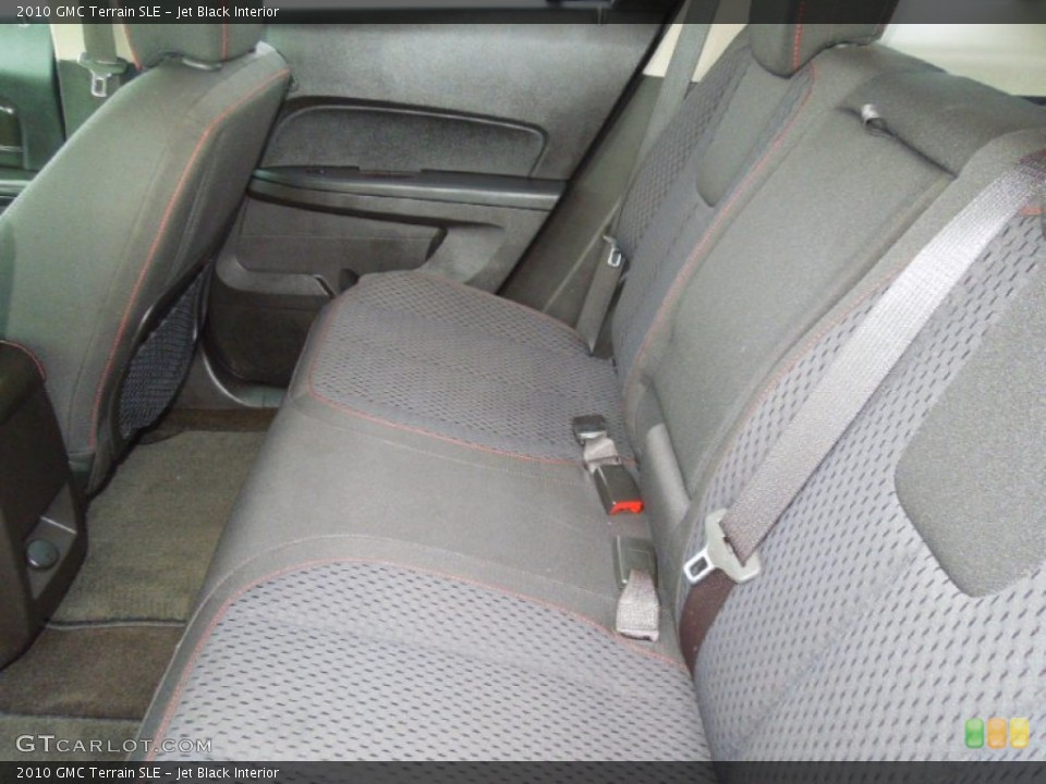Jet Black Interior Rear Seat for the 2010 GMC Terrain SLE #69151798