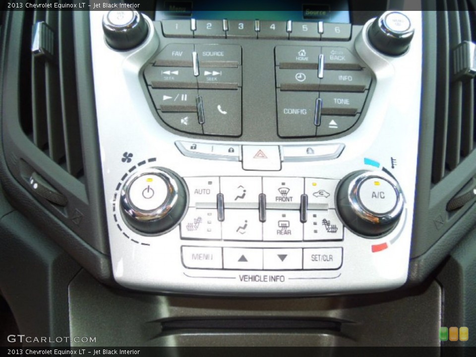 Jet Black Interior Controls for the 2013 Chevrolet Equinox LT #69153262
