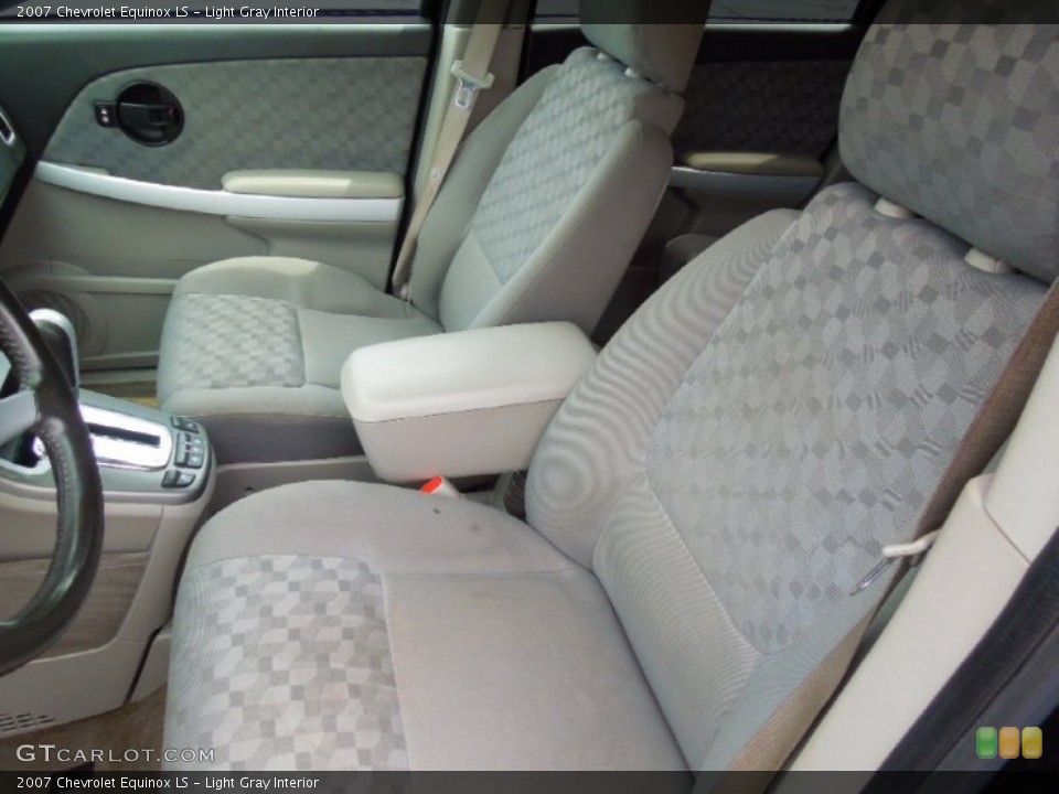 Light Gray Interior Front Seat for the 2007 Chevrolet Equinox LS #69155650