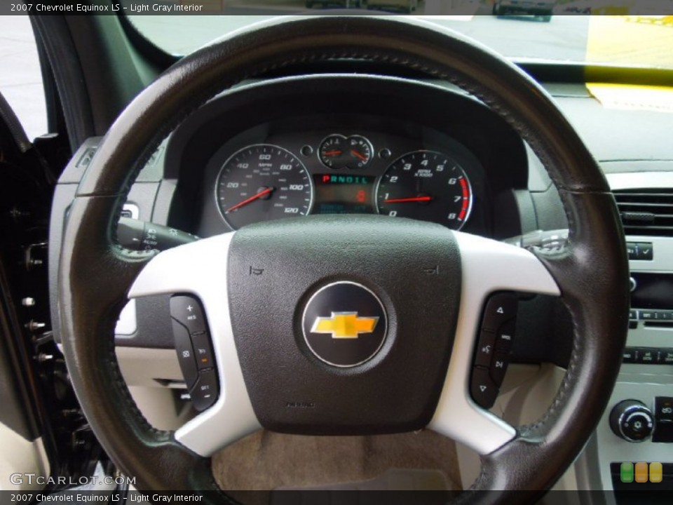 Light Gray Interior Steering Wheel for the 2007 Chevrolet Equinox LS #69155692