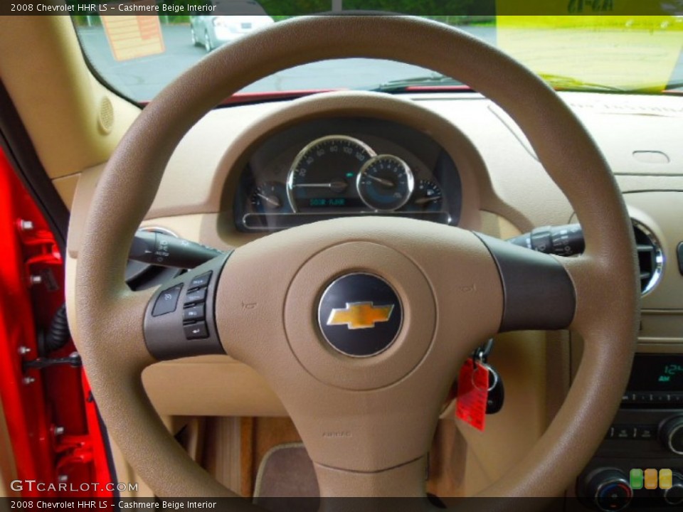 Cashmere Beige Interior Steering Wheel for the 2008 Chevrolet HHR LS #69155926