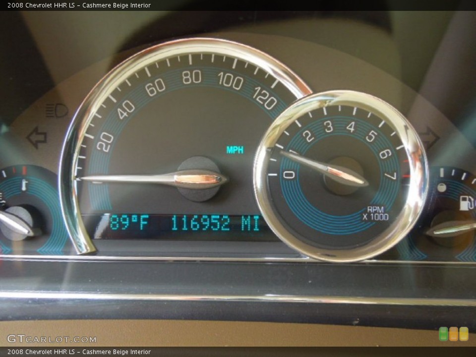 Cashmere Beige Interior Gauges for the 2008 Chevrolet HHR LS #69155935