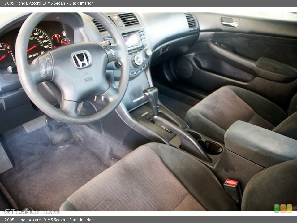Black Interior Prime Interior for the 2005 Honda Accord LX V6 Sedan #69156106