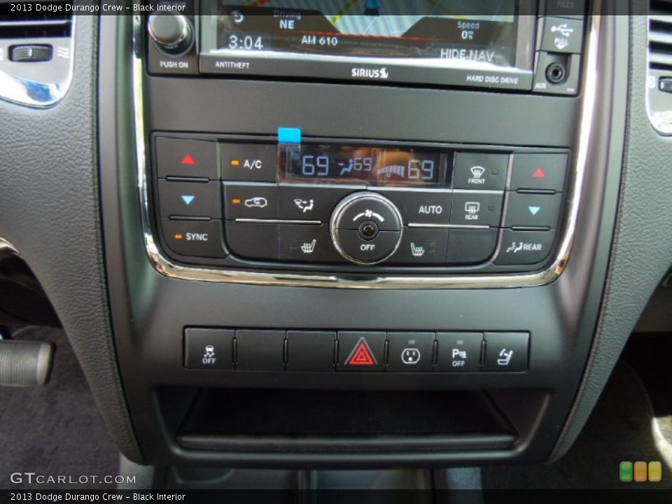 Black Interior Controls for the 2013 Dodge Durango Crew #69156919