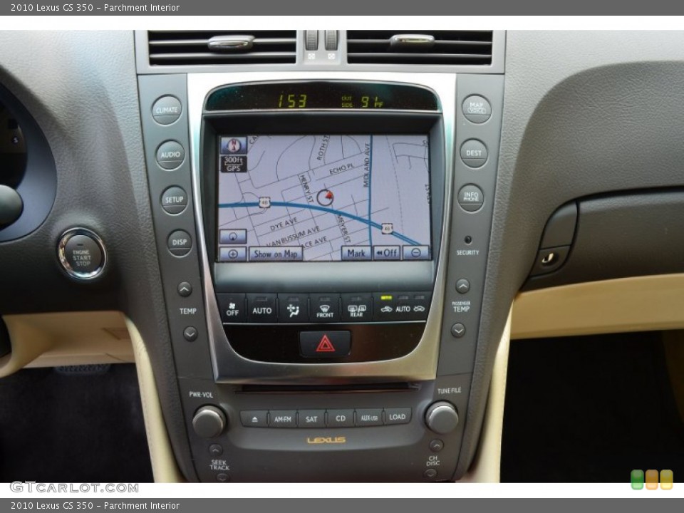 Parchment Interior Navigation for the 2010 Lexus GS 350 #69156979