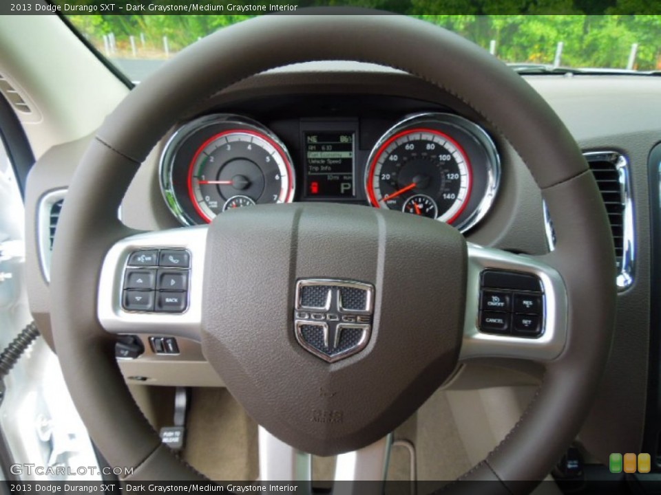 Dark Graystone/Medium Graystone Interior Steering Wheel for the 2013 Dodge Durango SXT #69157702