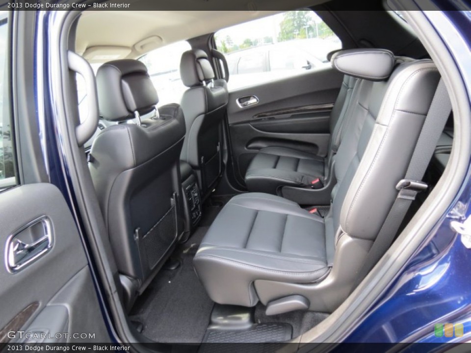 Black Interior Rear Seat for the 2013 Dodge Durango Crew #69160026