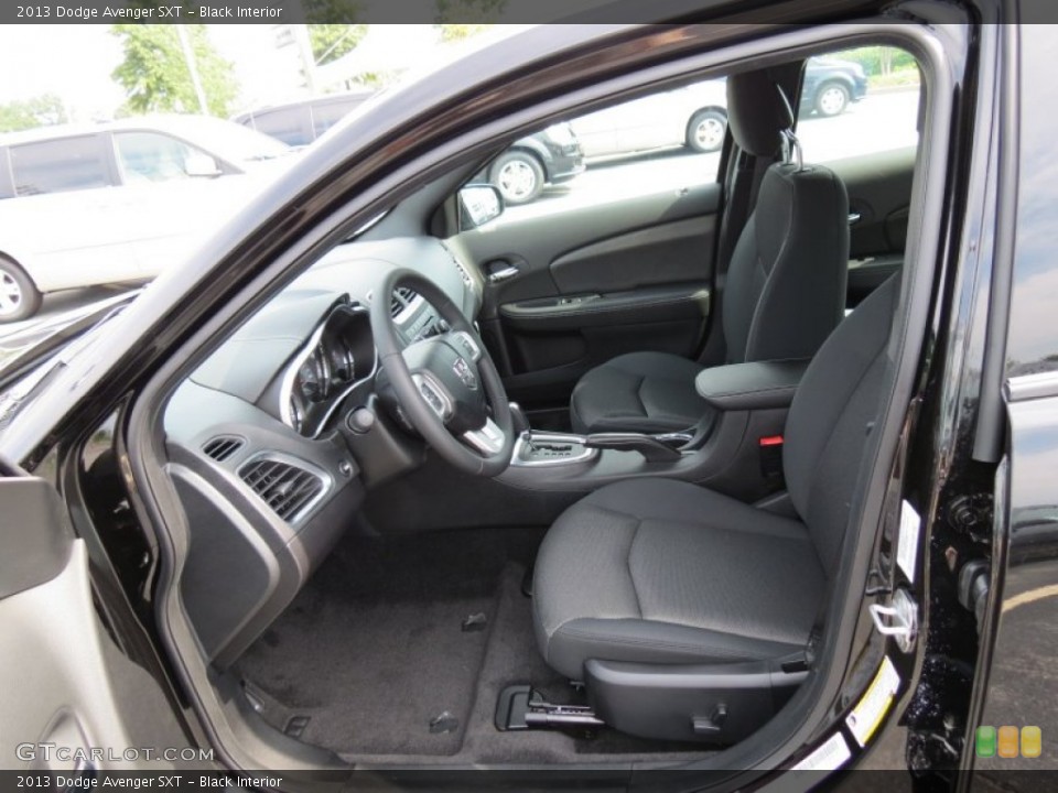 Black Interior Front Seat for the 2013 Dodge Avenger SXT #69160132