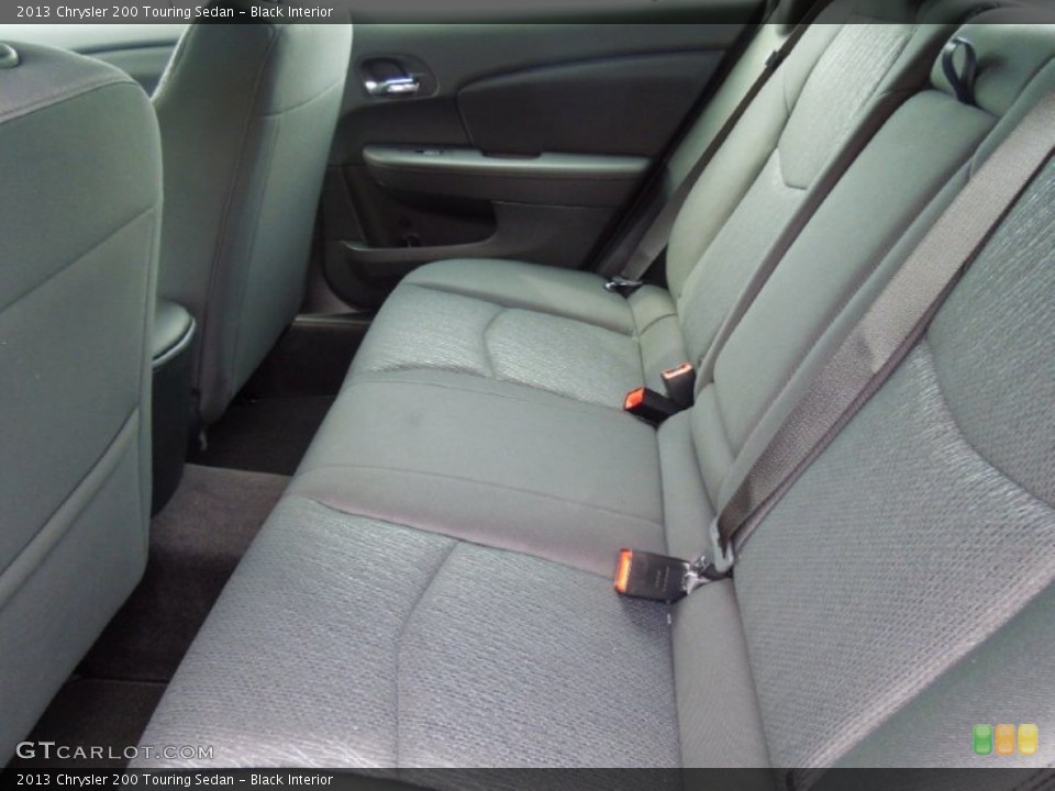 Black Interior Rear Seat for the 2013 Chrysler 200 Touring Sedan #69161027