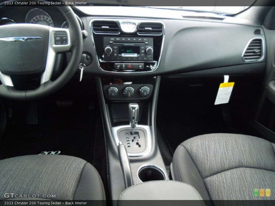 Black Interior Dashboard for the 2013 Chrysler 200 Touring Sedan #69161044
