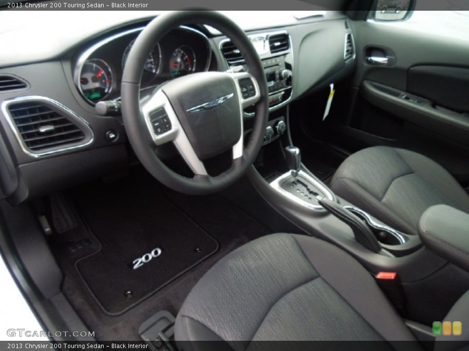 Black Interior Prime Interior for the 2013 Chrysler 200 Touring Sedan #69161110