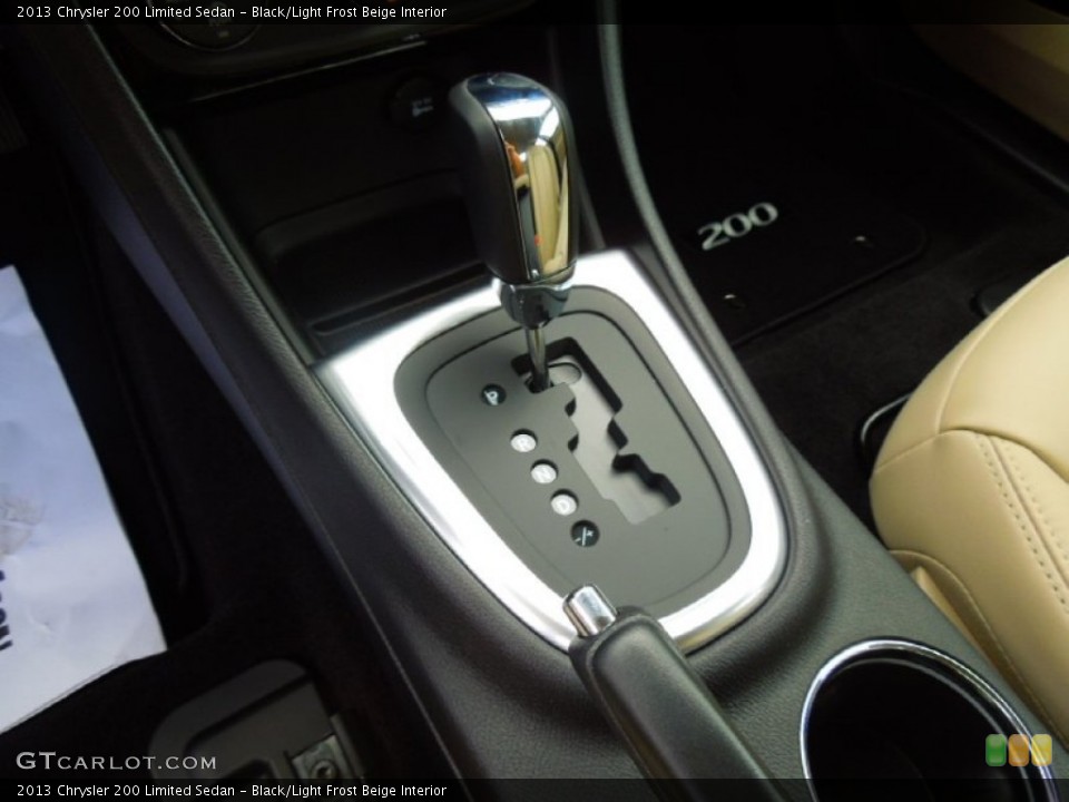 Black/Light Frost Beige Interior Transmission for the 2013 Chrysler 200 Limited Sedan #69161206