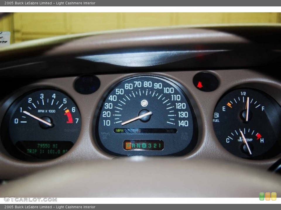 Light Cashmere Interior Gauges for the 2005 Buick LeSabre Limited #69163303