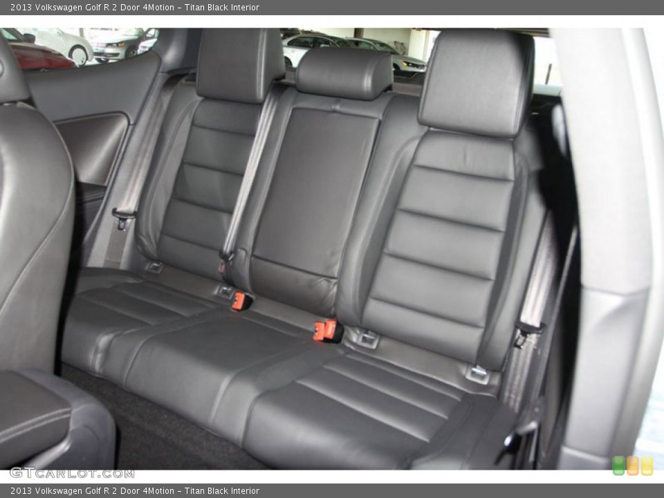 Titan Black Interior Rear Seat for the 2013 Volkswagen Golf R 2 Door 4Motion #69164644