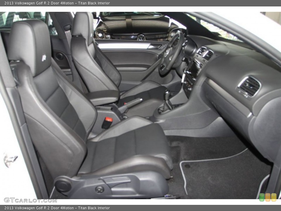 Titan Black Interior Photo for the 2013 Volkswagen Golf R 2 Door 4Motion #69164704