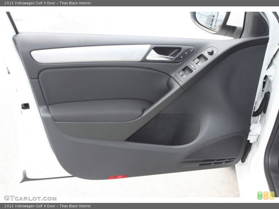 Titan Black Interior Door Panel for the 2013 Volkswagen Golf 4 Door #69165559