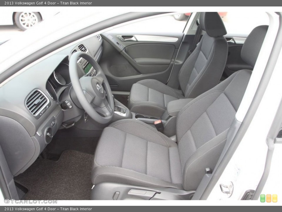 Titan Black Interior Photo for the 2013 Volkswagen Golf 4 Door #69165577