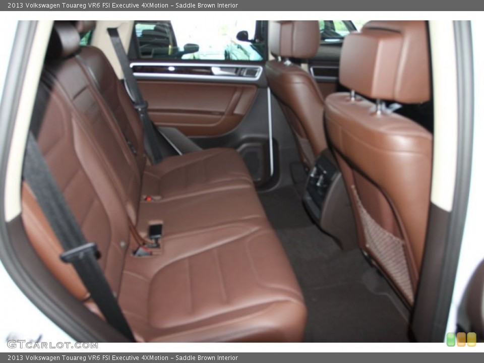 Saddle Brown Interior Rear Seat for the 2013 Volkswagen Touareg VR6 FSI Executive 4XMotion #69166147