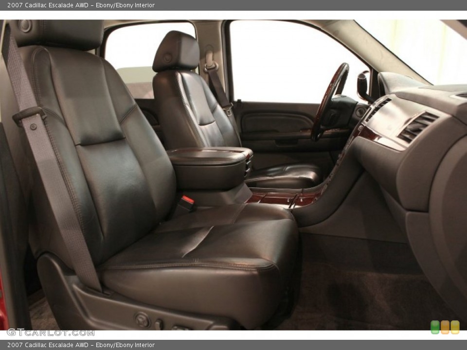 Ebony/Ebony Interior Front Seat for the 2007 Cadillac Escalade AWD #69166723