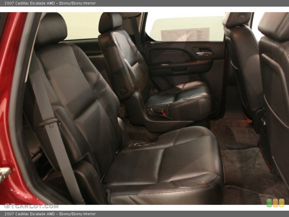 Ebony/Ebony Interior Rear Seat for the 2007 Cadillac Escalade AWD #69166735