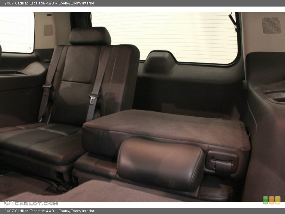 Ebony/Ebony Interior Rear Seat for the 2007 Cadillac Escalade AWD #69166750