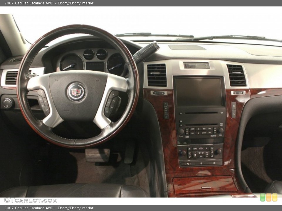 Ebony/Ebony Interior Dashboard for the 2007 Cadillac Escalade AWD #69166756