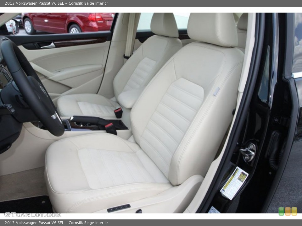 Cornsilk Beige Interior Front Seat for the 2013 Volkswagen Passat V6 SEL #69167029