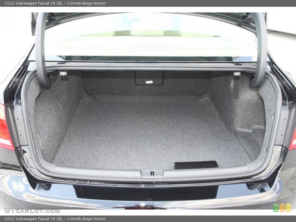 Cornsilk Beige Interior Trunk for the 2013 Volkswagen Passat V6 SEL #69167110