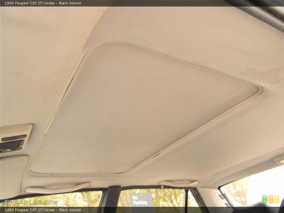 Black Interior Sunroof for the 1986 Peugeot 505 STI Sedan #69168879